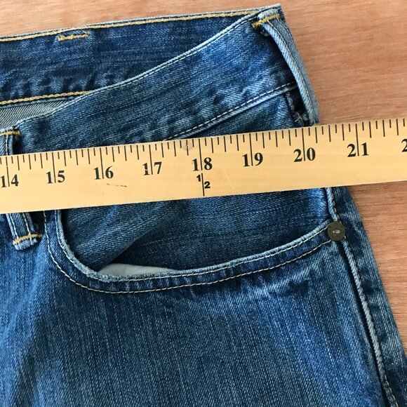 Polo Ralph Lauren Jeans Men 38x30 Blue Mid Rise Medium Wash Stretch - Picture 9 of 12